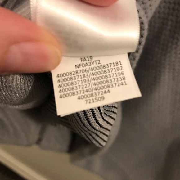 The North Face Sibley Fleece Hoodie Small Gray Jacket Sweatshirt Zip Up Knit - Picture 10 of 12